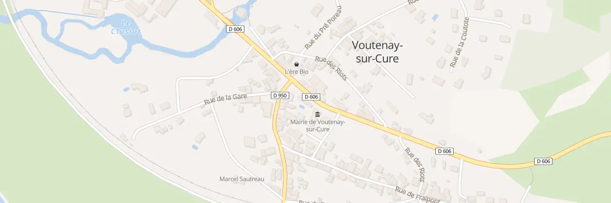 Plan du 26 Rte Nationale 6 à Voutenay-sur-Cure