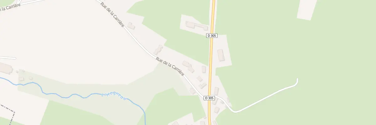 Plan du 6 Rue de la Carriere à Houdain-lez-Bavay