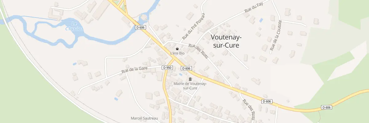 Plan du 17 Rte Nationale 6 à Voutenay-sur-Cure