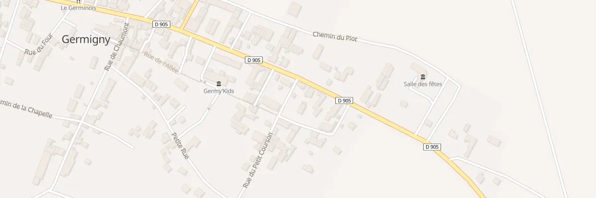 Plan du 16 Rte de Tonnerre à Germigny