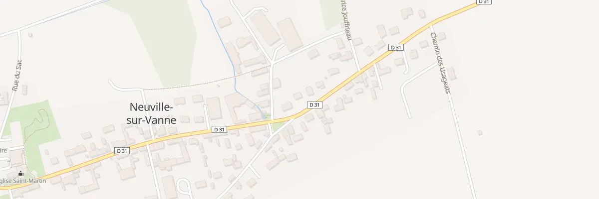 Plan du 1 Rue de la Fontaine Bouvotte à Neuville-sur-Vanne