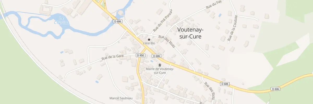 Plan du 19 Rte Nationale 6 à Voutenay-sur-Cure
