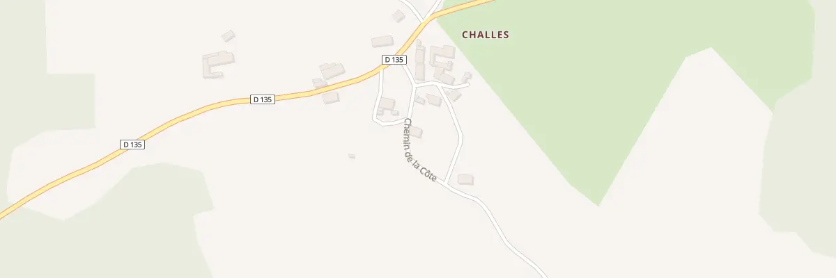 Plan du 5308 Challes à Chomelix