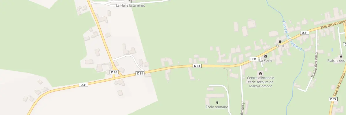 Plan du 52 Rue de la Poterie à Marly-Gomont