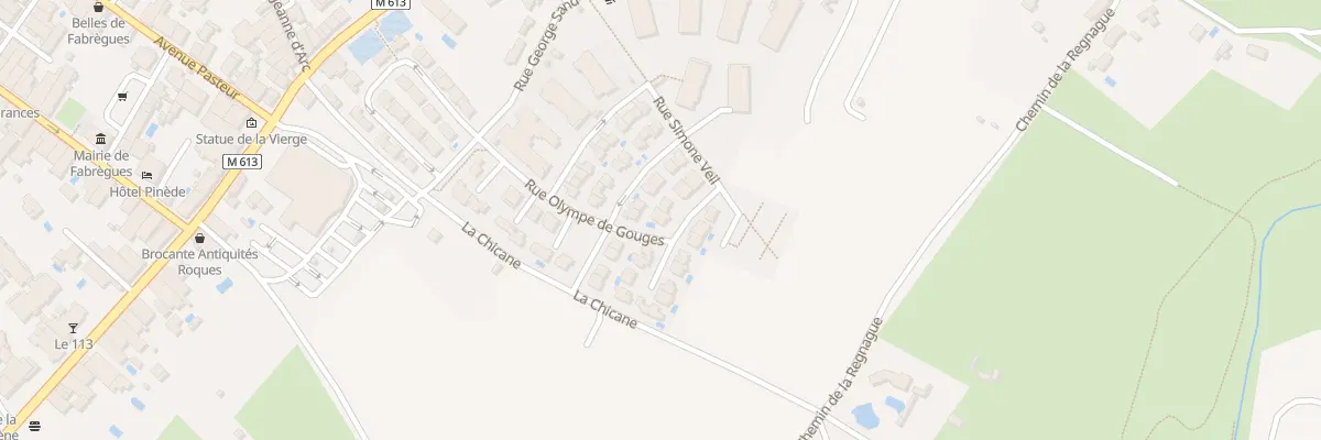 Plan du 8 Rue Marguerite Duras à Fabrègues