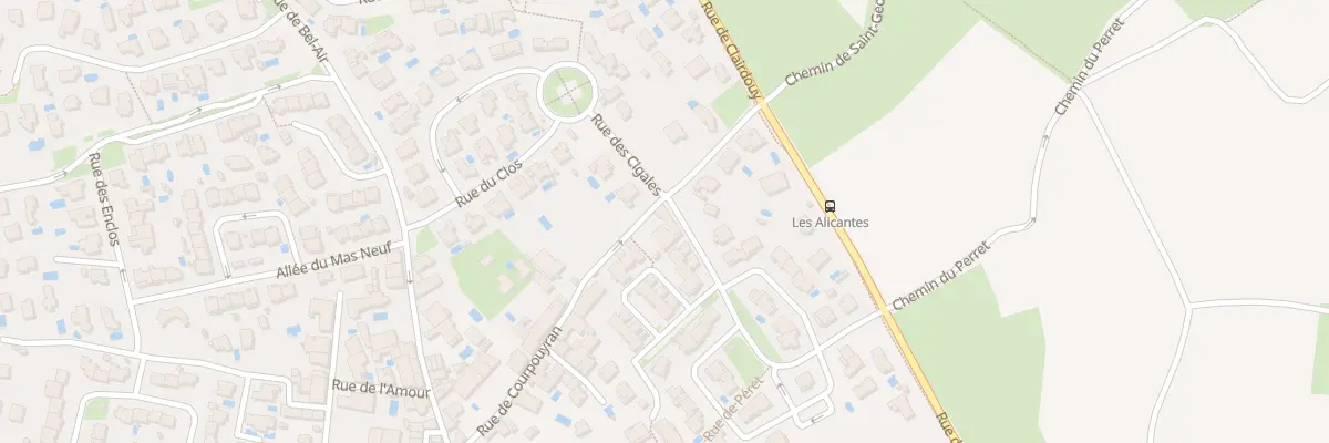 Plan du 28 Rue de Courpouyran à Saint-Georges-d’Orques