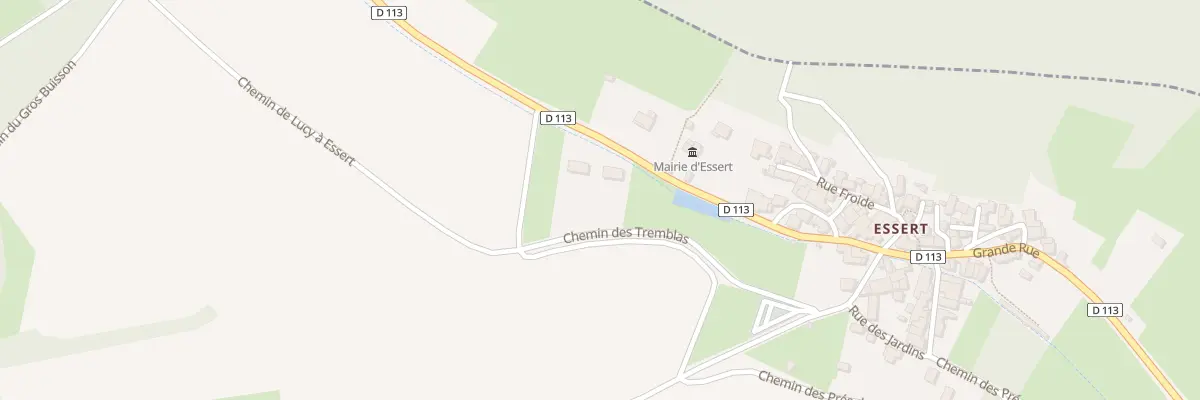 Plan du 5023 Grande Rue - Essert à Lucy-sur-Cure