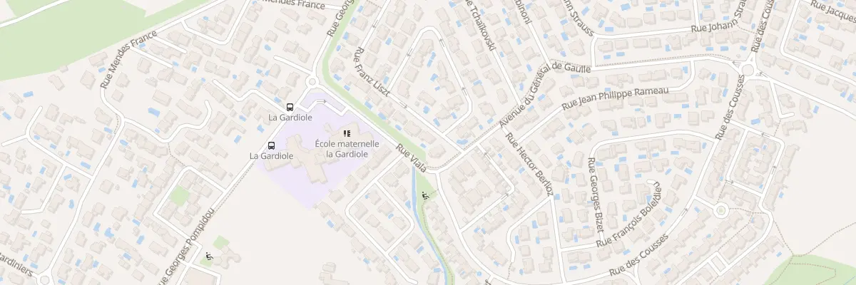 Plan du 3 Rue Franz Liszt à Fabrègues
