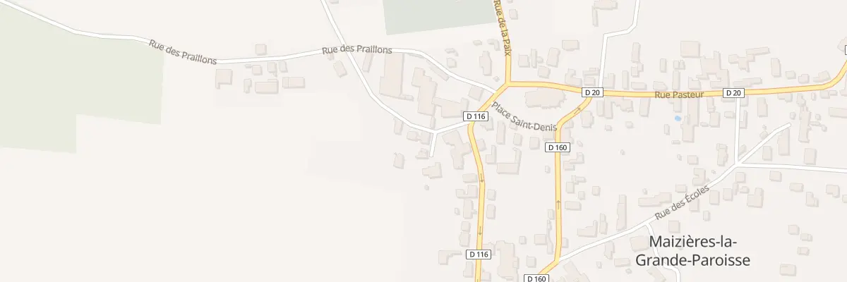 Plan du 14 Rue des Cotterets à Maizières-la-Grande-Paroisse