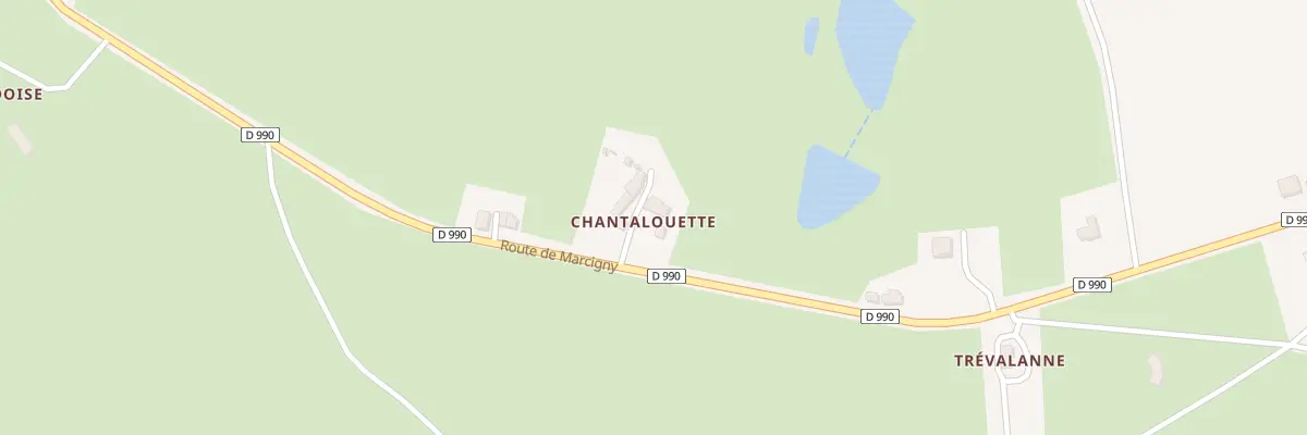Plan du 6 Chantalouette à Montaiguët-en-Forez