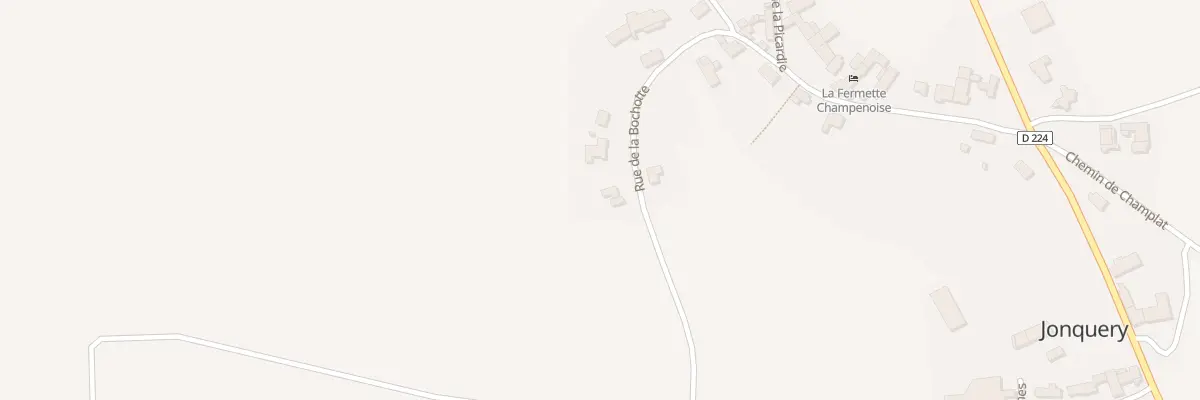 Plan du 12 Rue de la Bochotte à Jonquery