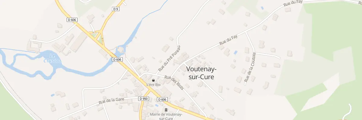 Plan du 5 Rue du Fay à Voutenay-sur-Cure