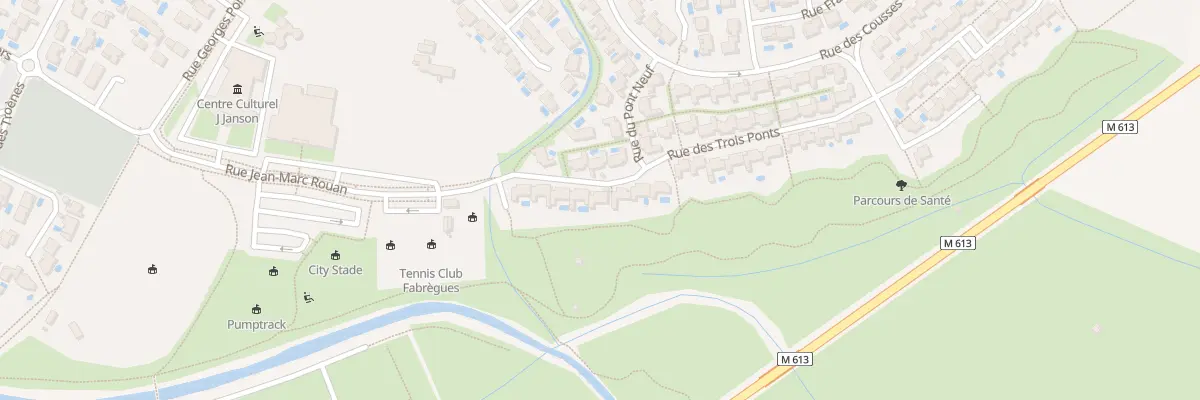 Plan du 10 Rue des Trois Ponts à Fabrègues