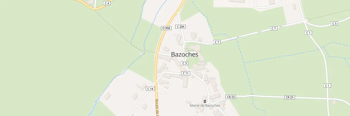 Plan du 7 Pl Saint-Hilaire à Bazoches