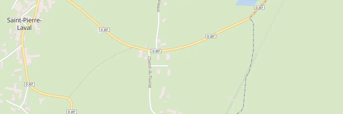 Plan du 5198 Chez Pourret à Saint-Pierre-Laval