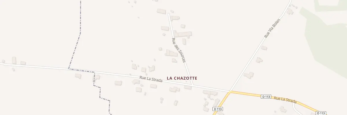 Plan du 3 Rue des Sources à Borne