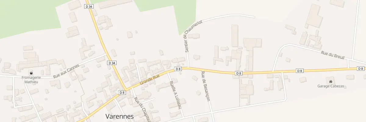 Plan du 59 Gr Grande Rue à Varennes