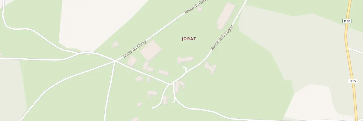Plan du 388 Rte de la Sagne à Jullianges