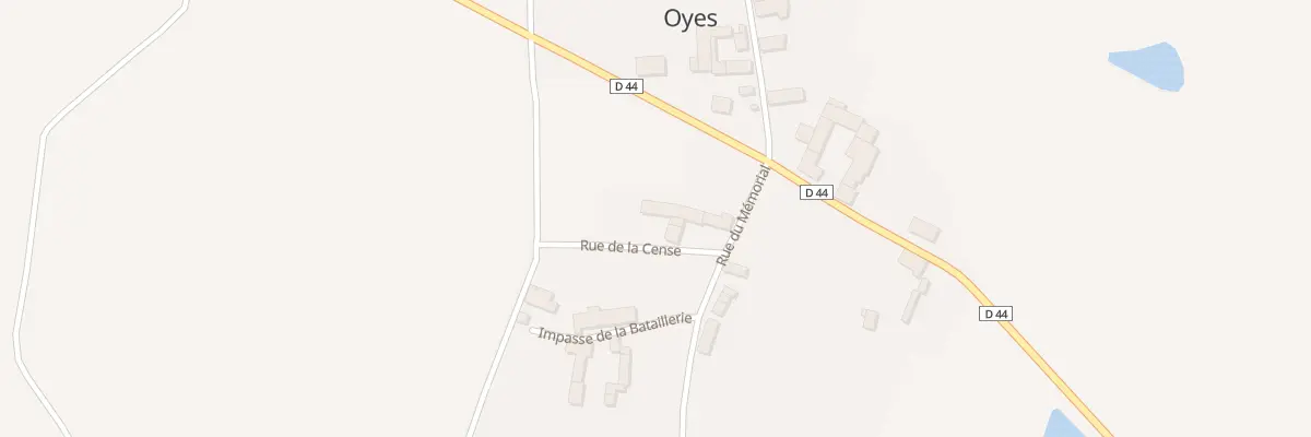 Plan du 4 Rue de la Cense à Oyes