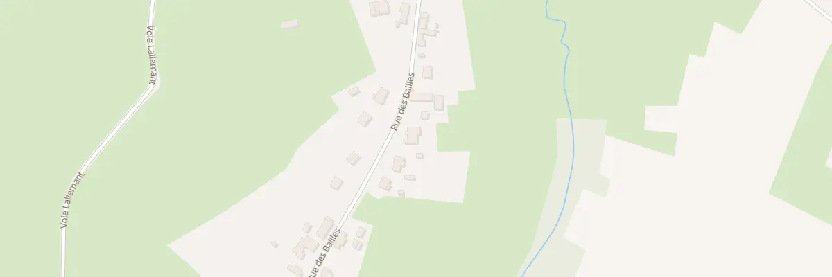 Plan du 425 Rue des Bailles à Obies
