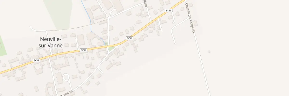 Plan du 12 Rue de la Fontaine Bouvotte à Neuville-sur-Vanne