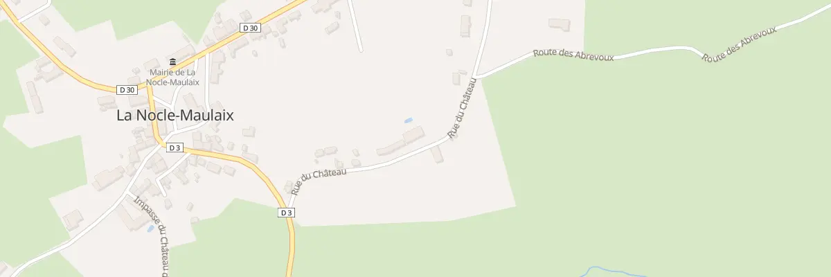 Plan du 15 Rue du Chateau à La Nocle-Maulaix