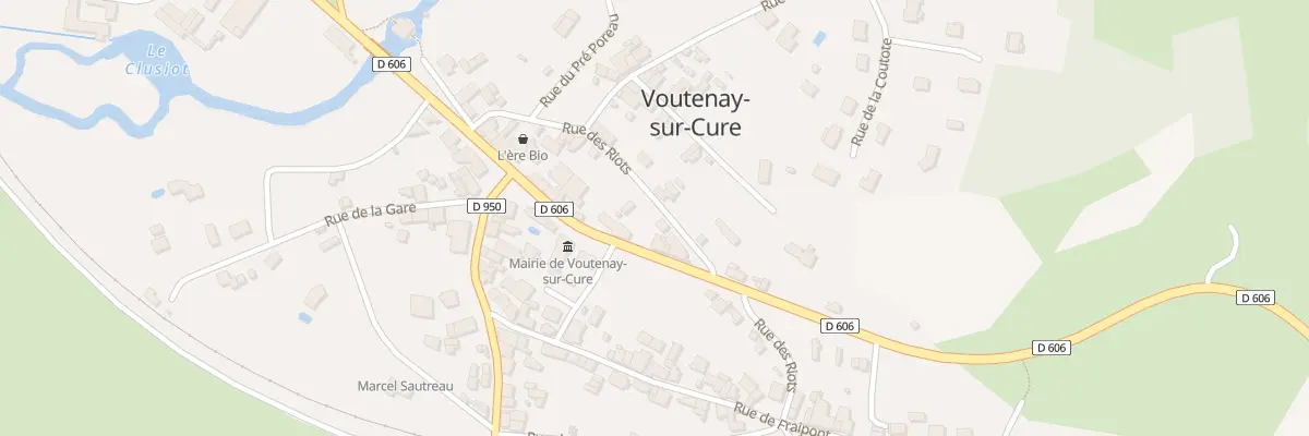 Plan du 16 Rue des Riots à Voutenay-sur-Cure