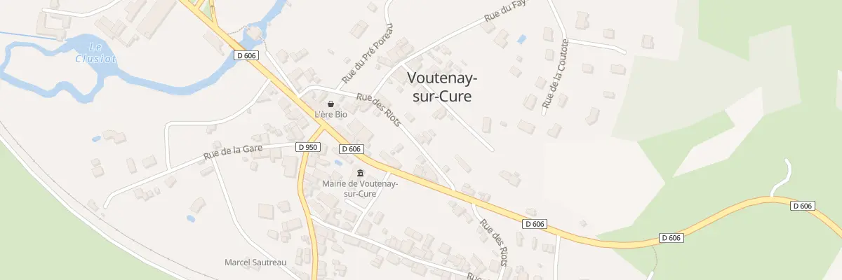 Plan du 11 Rue des Riots à Voutenay-sur-Cure