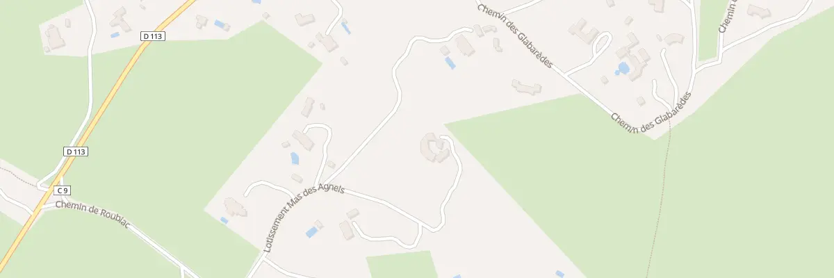 Plan du 4 Lot Mas des Agnels à Cazevieille
