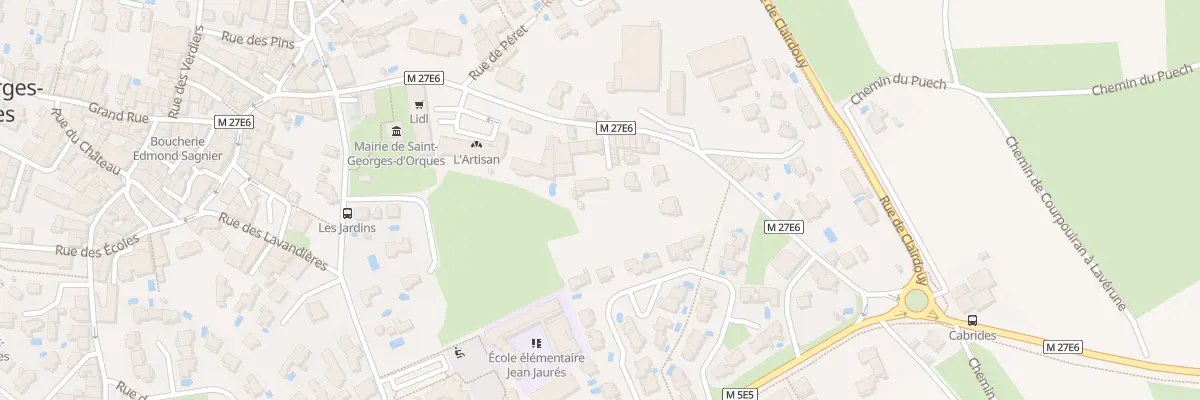 Plan du 1 Imp des Lilas à Saint-Georges-d’Orques