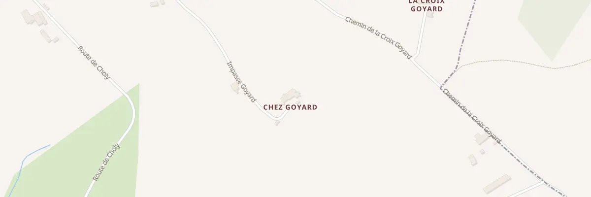 Plan du 5015 Chez Goyard à Saint-Pierre-Laval