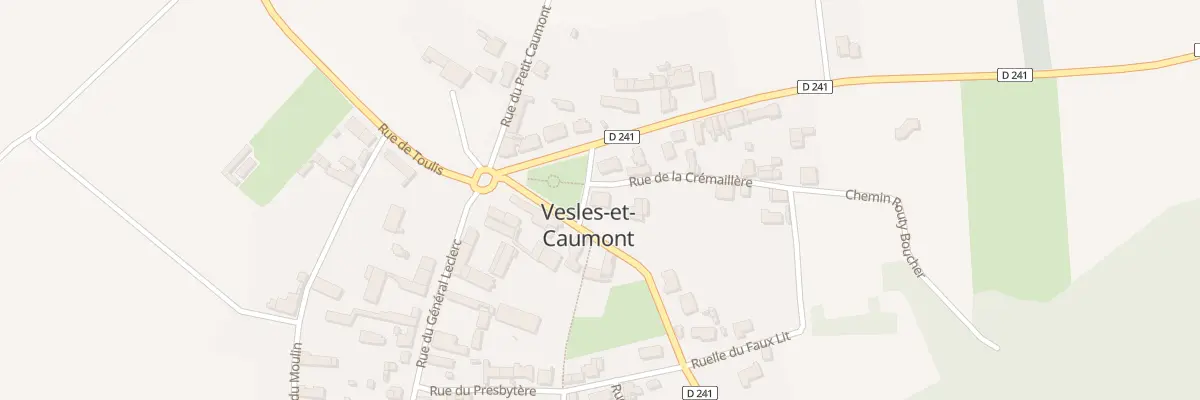 Plan du 2 Rue de la Cremaillere à Vesles-et-Caumont