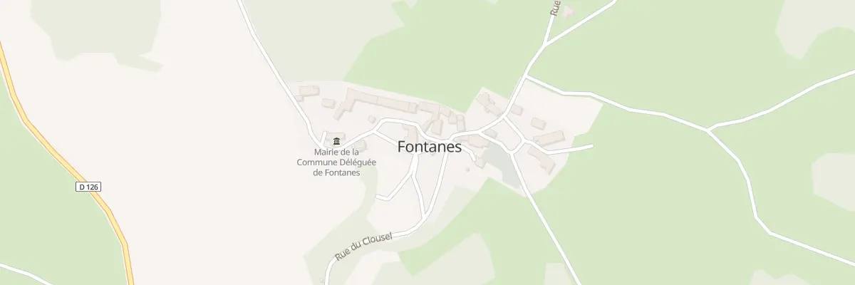 Plan du 5052 Fontanes Village à Naussac-Fontanes