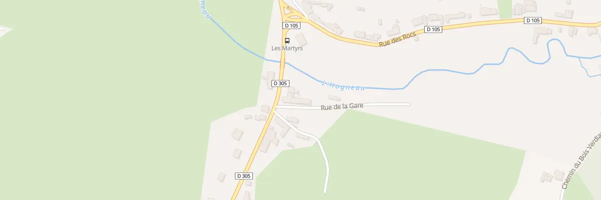 Plan du 96 Rue des Martyrs à Houdain-lez-Bavay