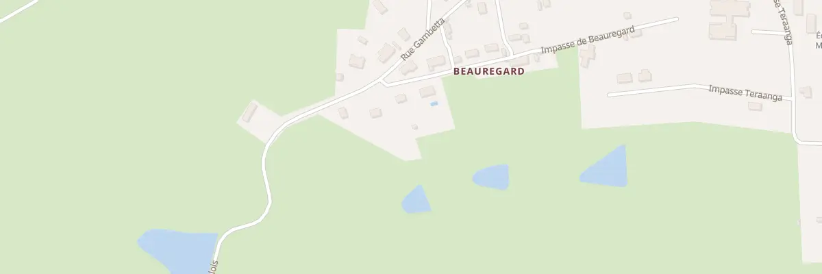 Plan du 2 Che de Beauregard au Donjon