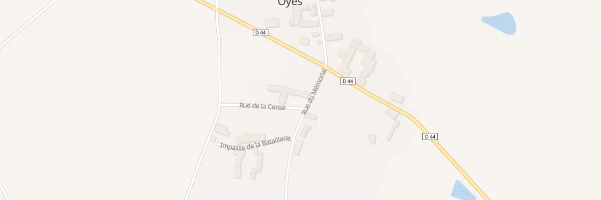 Plan du 4 Rue du Memorial à Oyes