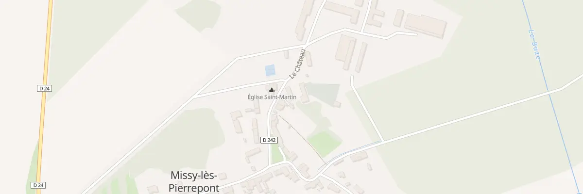 Plan du 10 Rue de l’Eglise à Missy-lès-Pierrepont