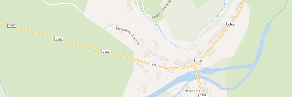 Plan du 16 Rue de la Roche Ménard à Montreuillon
