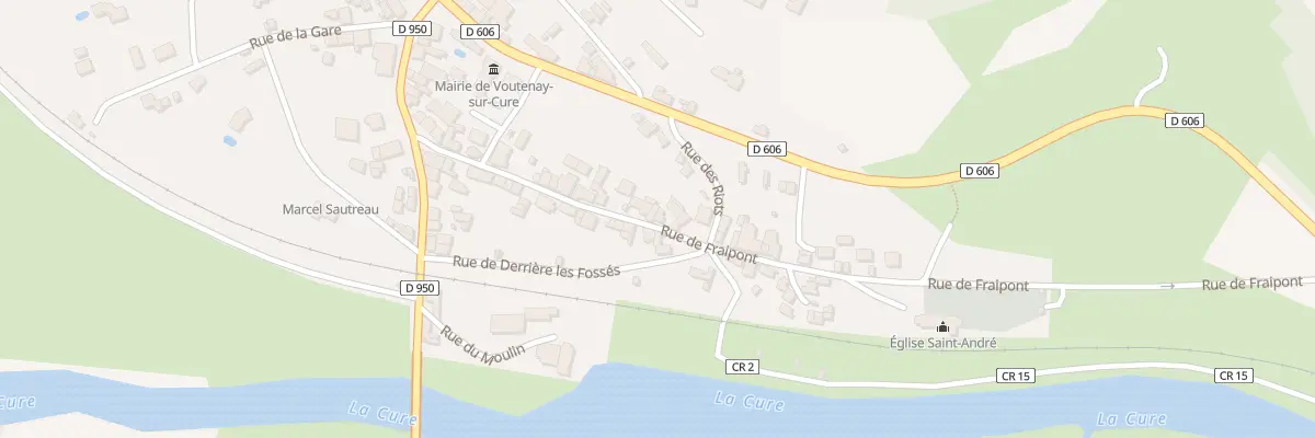 Plan du 33 Rue de Fraipont à Voutenay-sur-Cure