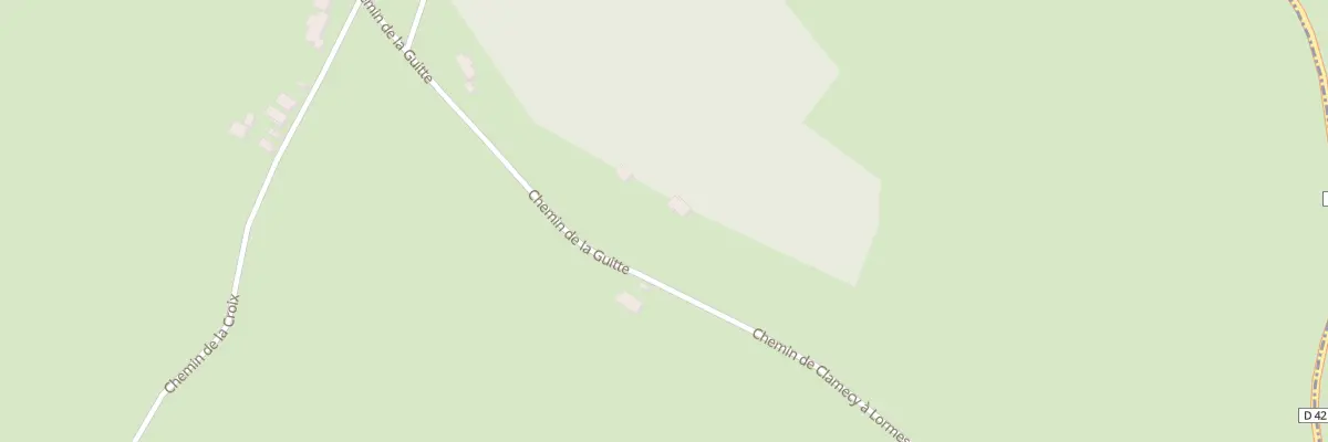 Plan du 172 Mont Morand à Pouques-Lormes