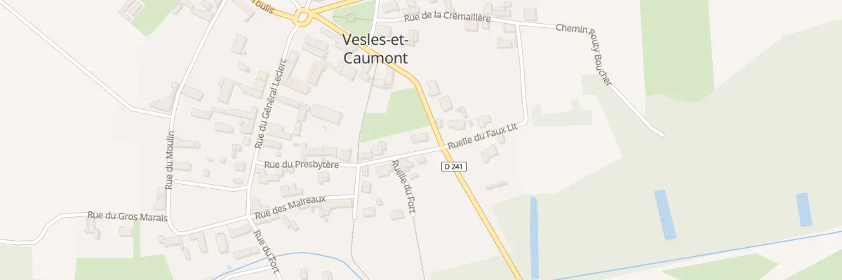 Plan du 11 Rue du Presbytère à Vesles-et-Caumont