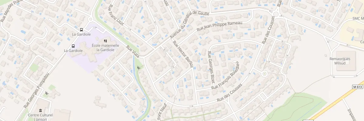 Plan du 11 Rue Hector Berlioz à Fabrègues
