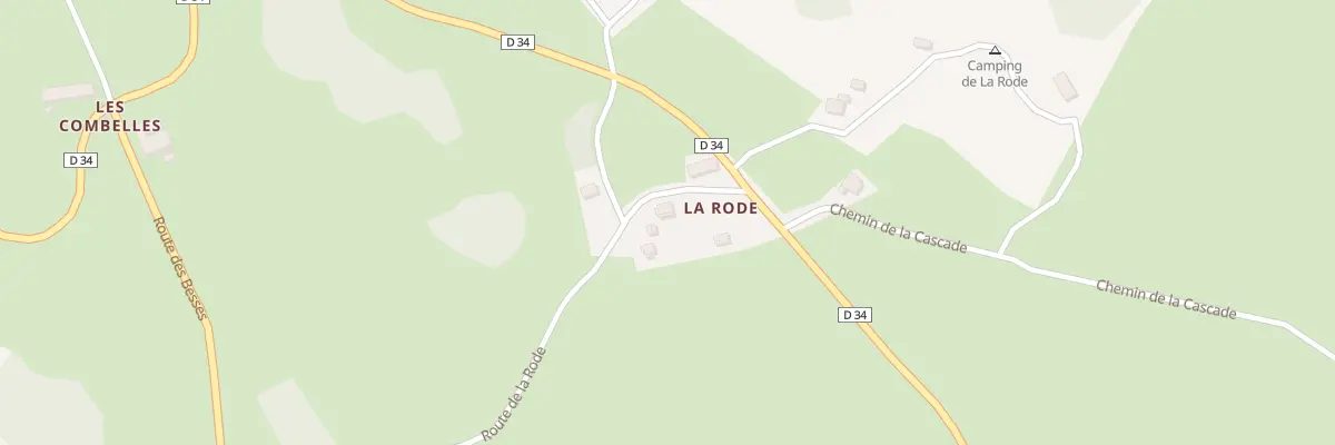 Plan du 5187 La Rode à Rocles