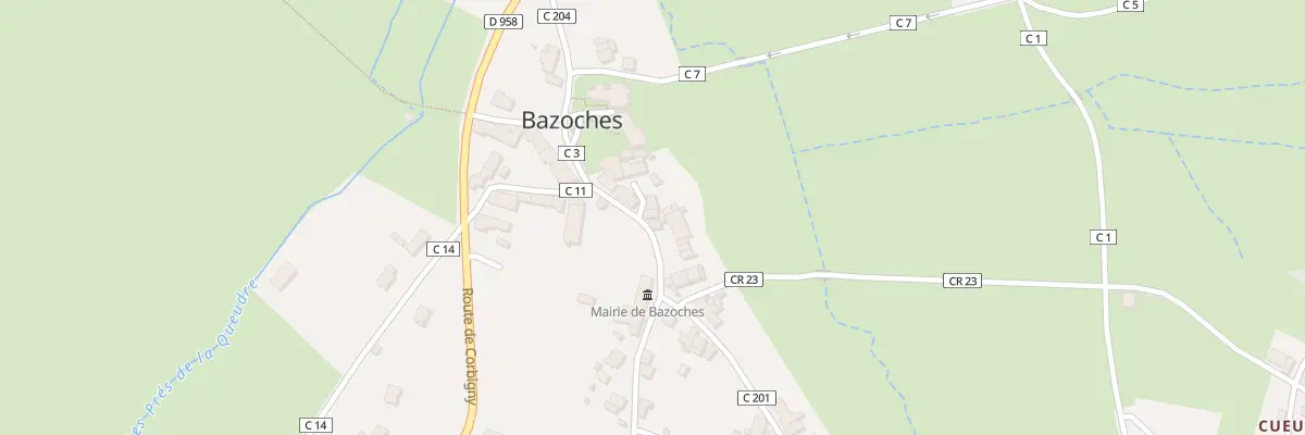 Plan du 8 Rue de l’Abbé Goulot à Bazoches