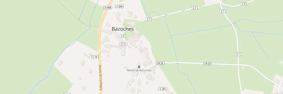 Plan du 10 Rue de l’Abbé Goulot à Bazoches