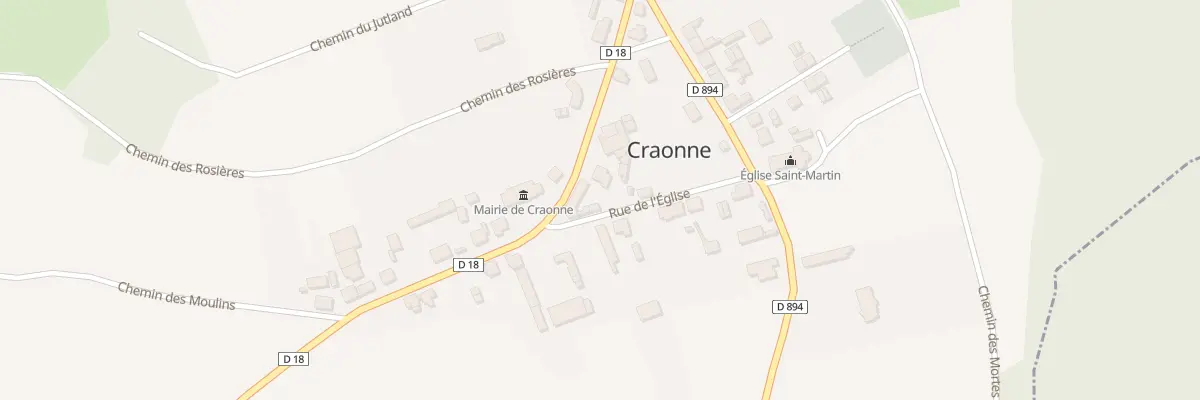 Plan du 1 Rue de l’Eglise à Craonne