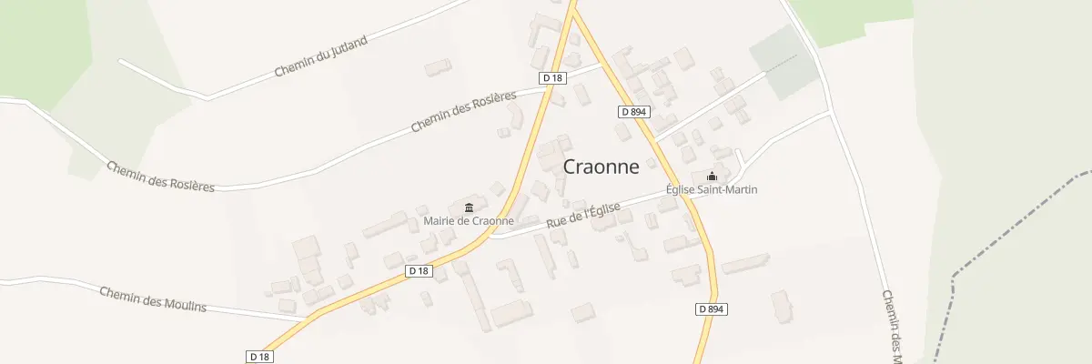 Plan du 10 Rte de Craonnelle à Craonne