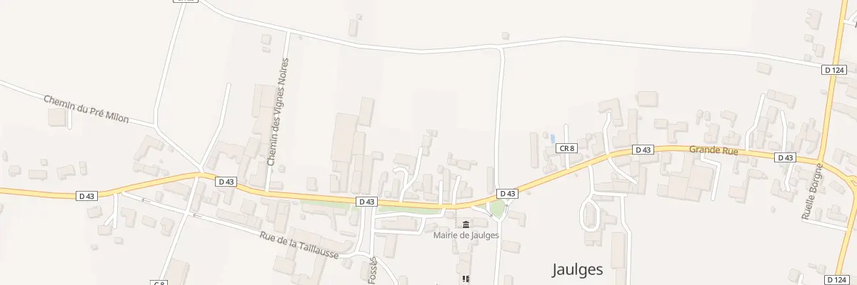 Plan du 23 Gr Grande Rue à Jaulges