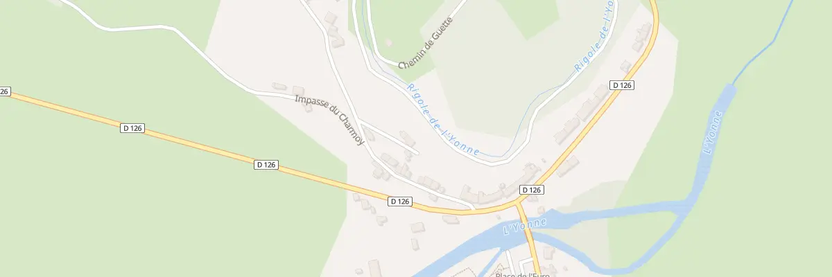 Plan du 115 Les Roches à Montreuillon