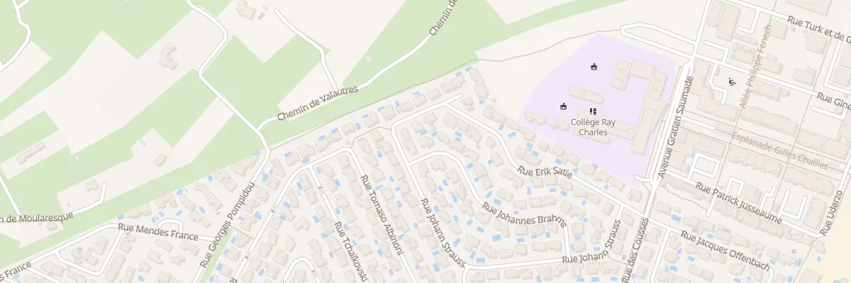 Plan du 3 Rue Brahms à Fabrègues